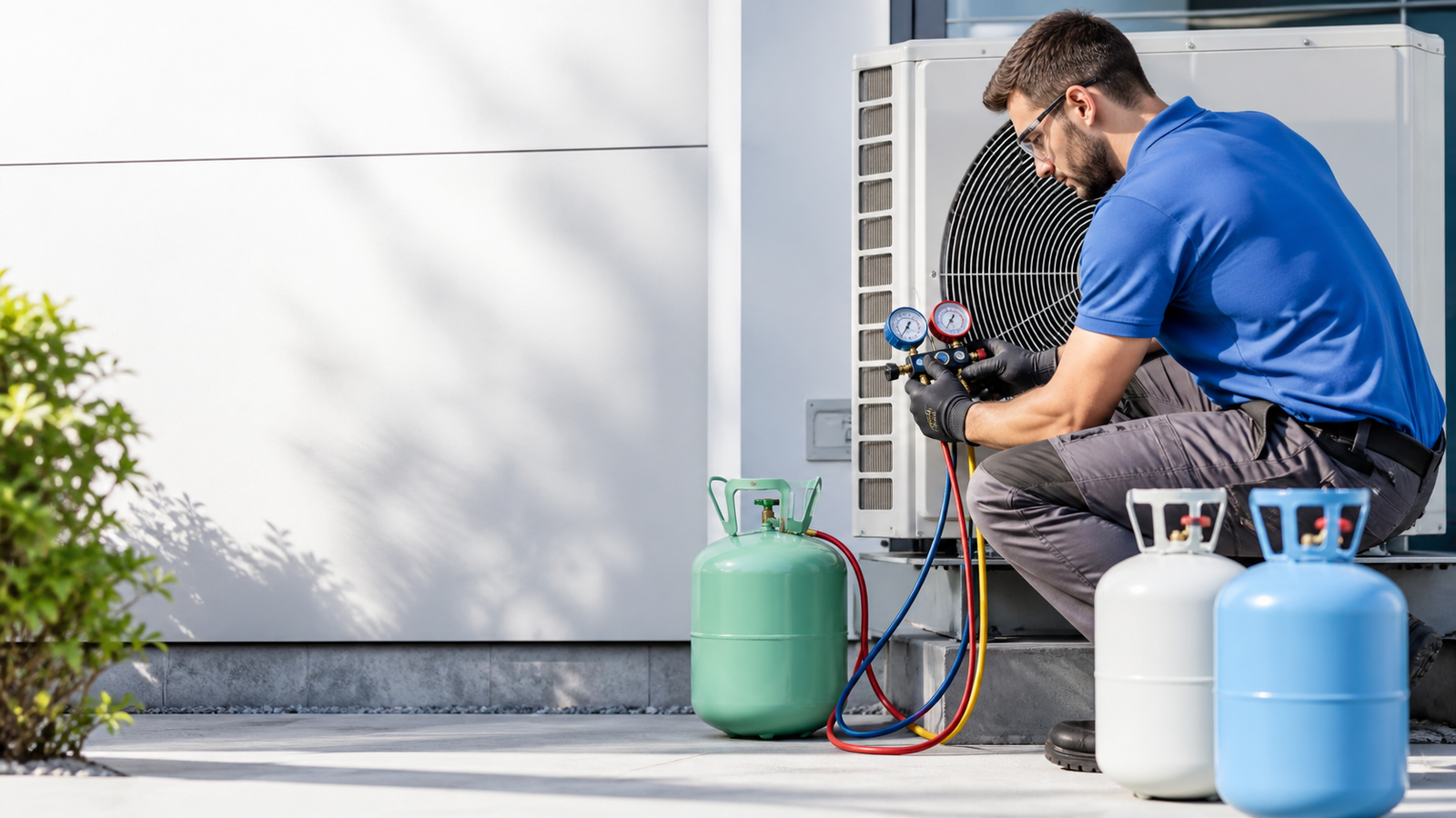 Aero refrigerant cylinders