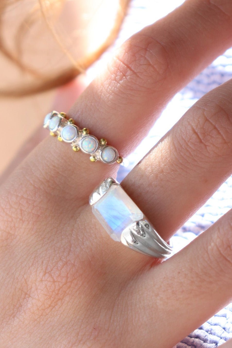 Opal Silver Band - Image 5