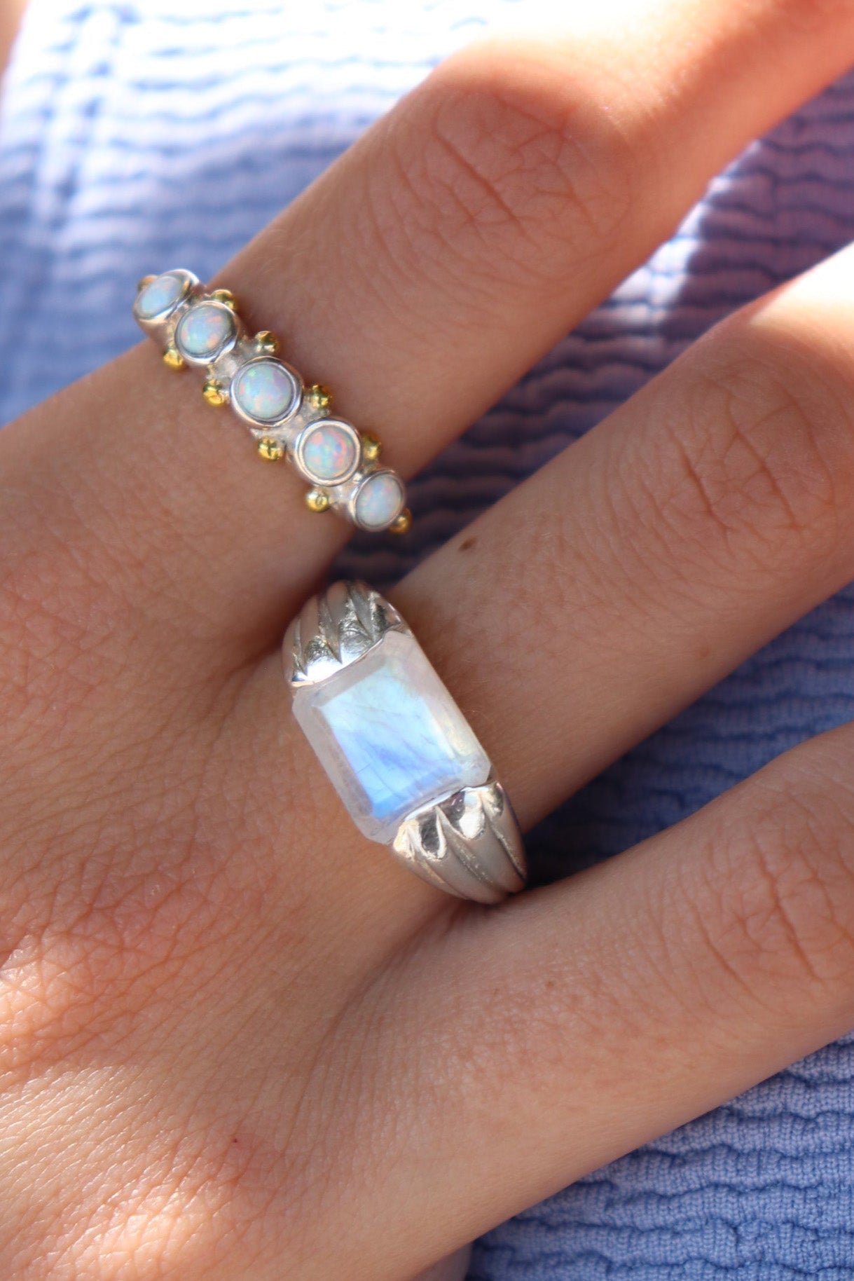 Alchemy Moonstone Silver Ring - Image 2