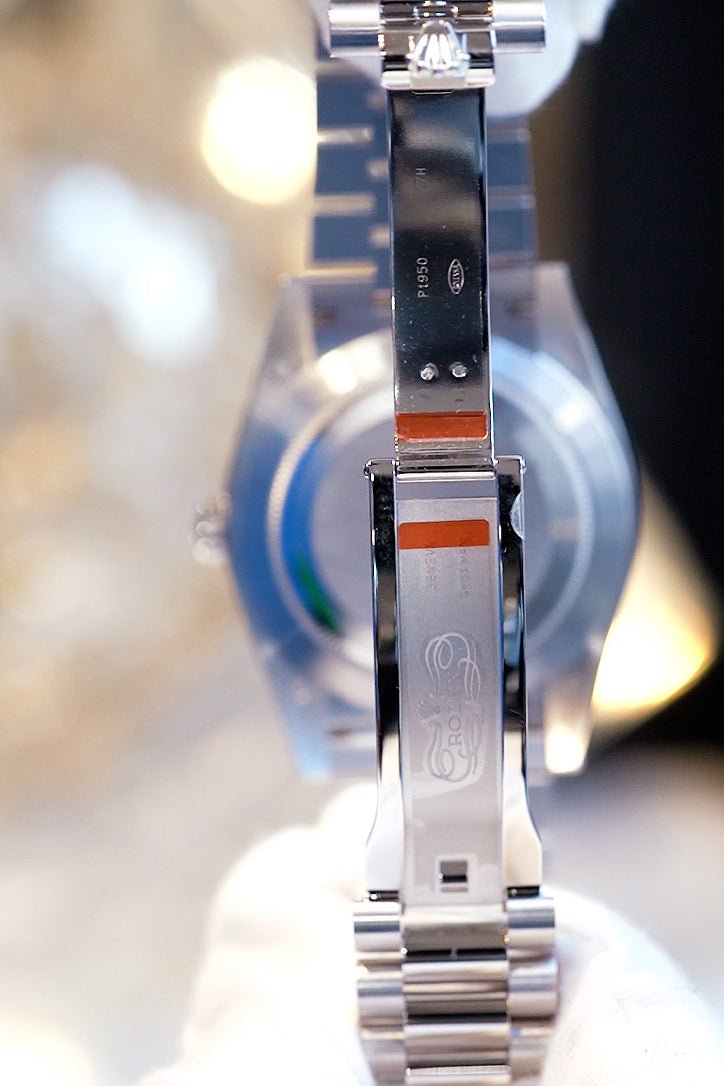 Rolex Day Date 40 Ice Blue Arabic Dial Diamond Bezel Platinum President Bracelet 228396TBR - Image 4