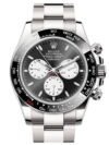 Rolex Daytona Black Dial White Gold Oyster Bracelet 126529LN
