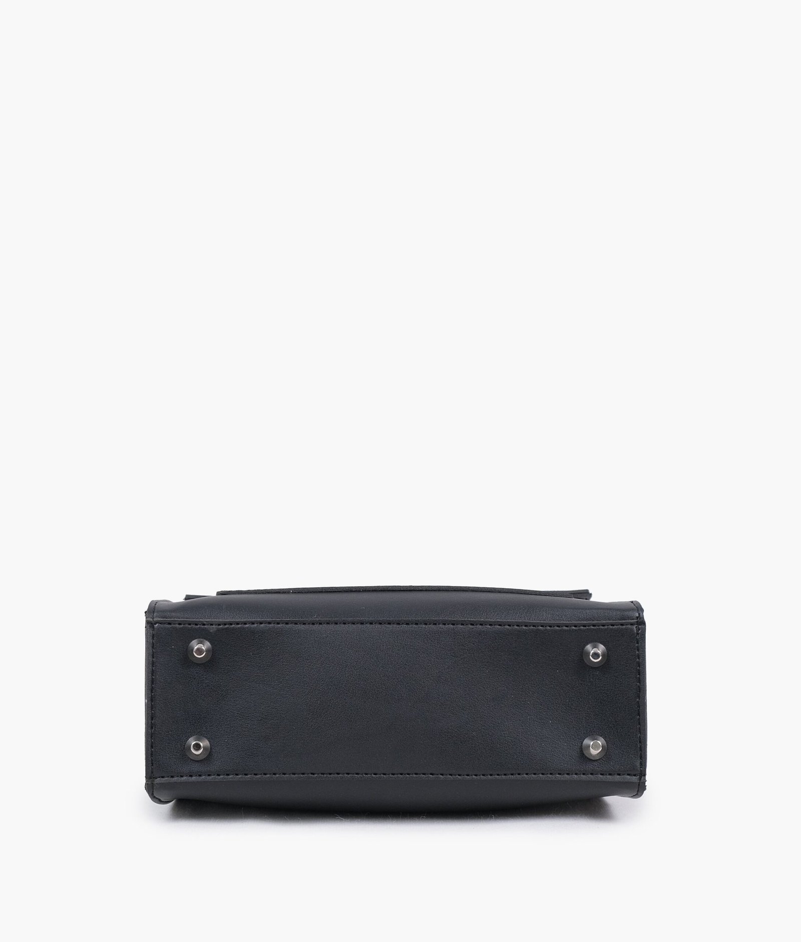 Black push-lock messenger bag - Image 6