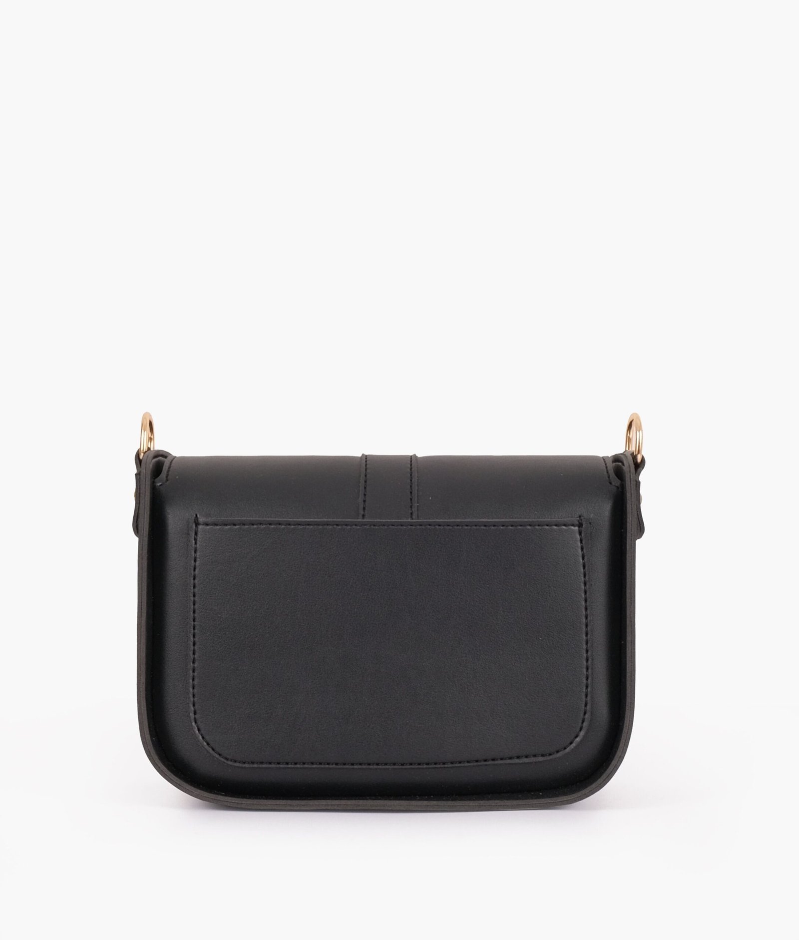 Black saddle buckle bag - Image 5