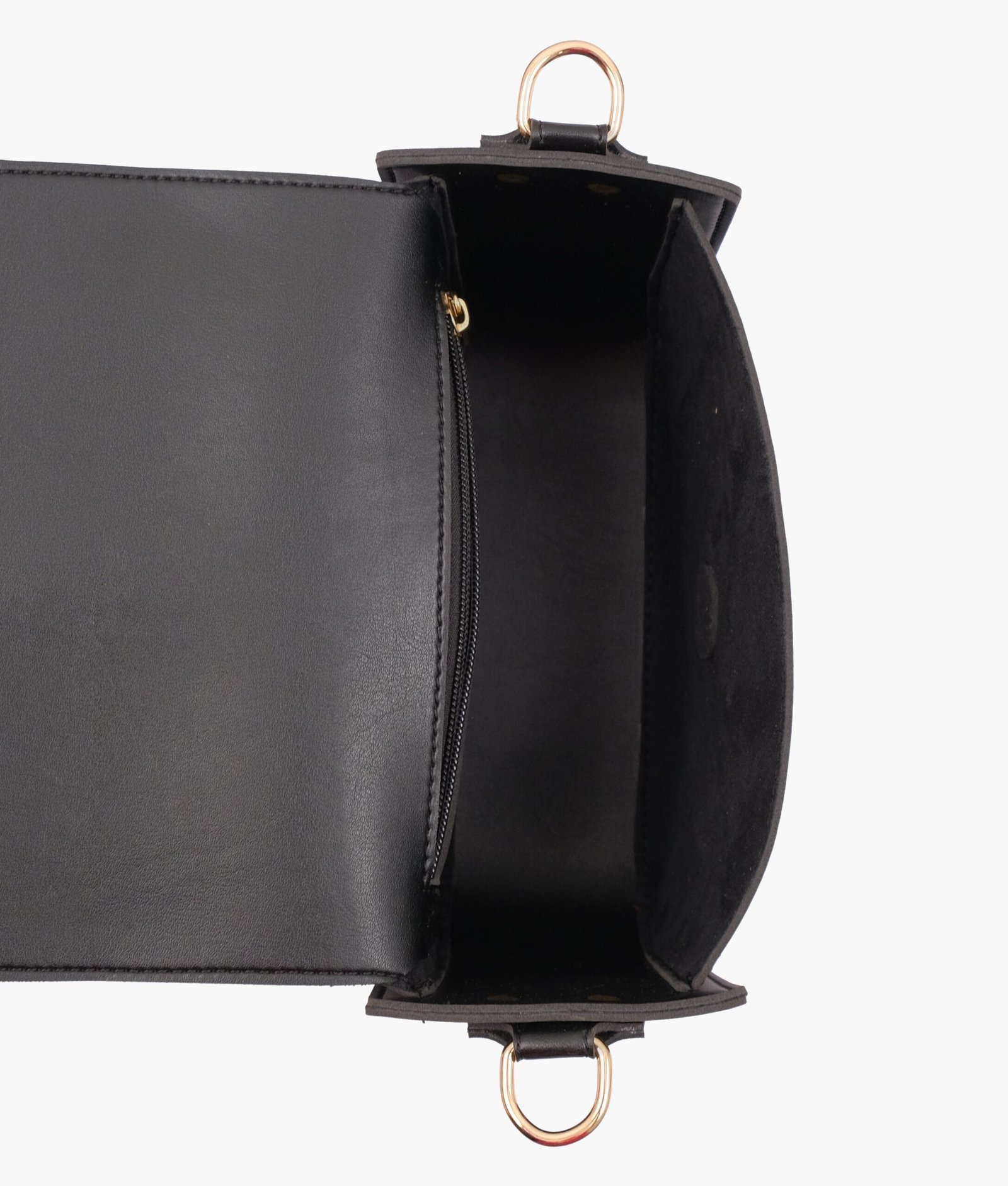 Black saddle buckle bag - Image 8