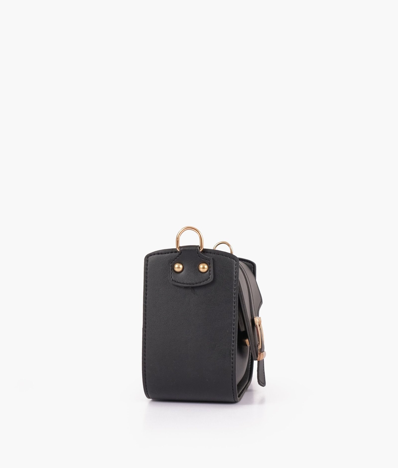 Black saddle buckle bag - Image 6