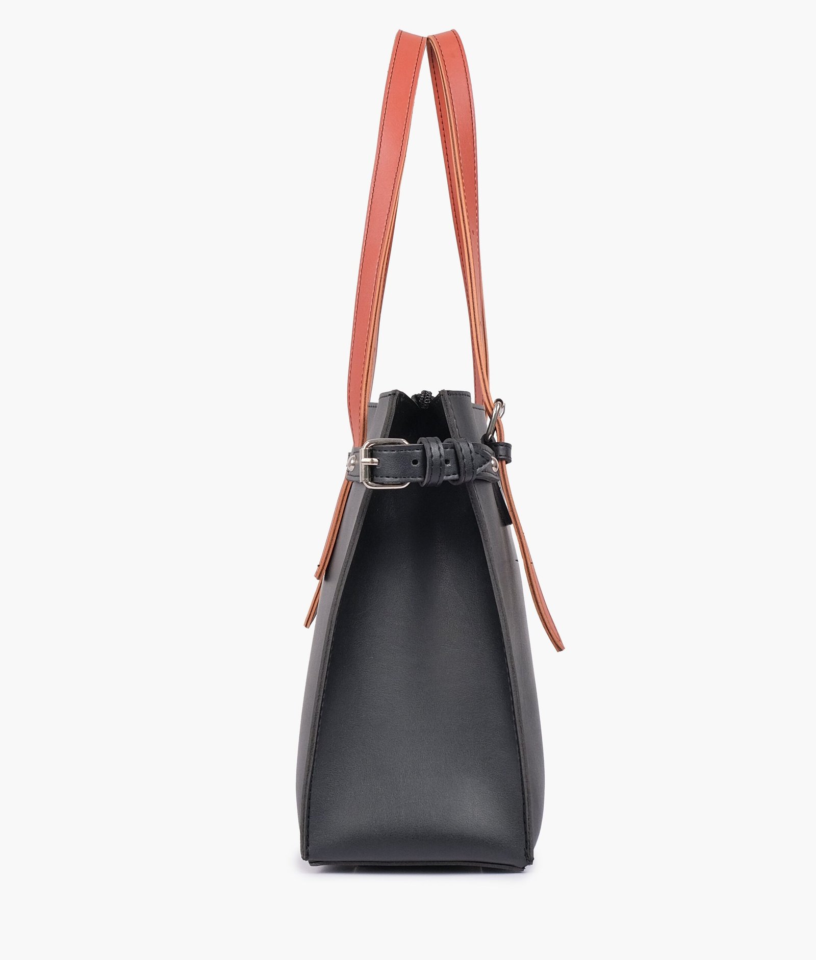 Black satchel tote bag - Image 3