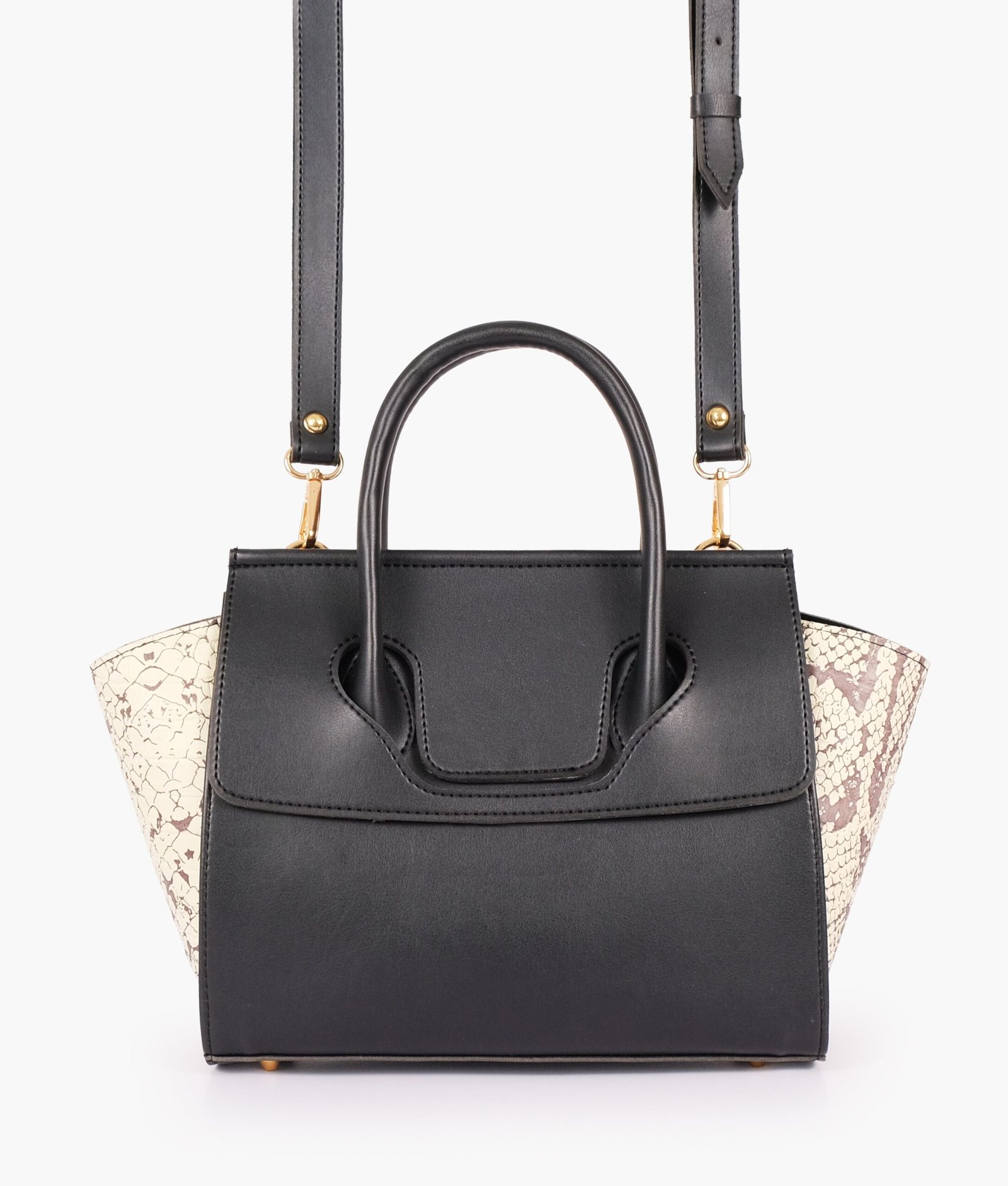 Black trapeze handbag - Image 2
